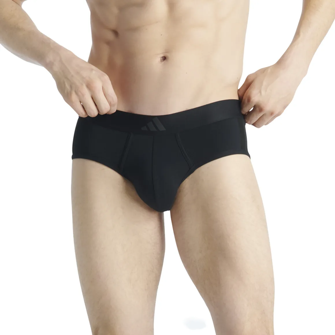 Slips, lot de 2, ACTIVE FLEX COTTON 3 STRIPES