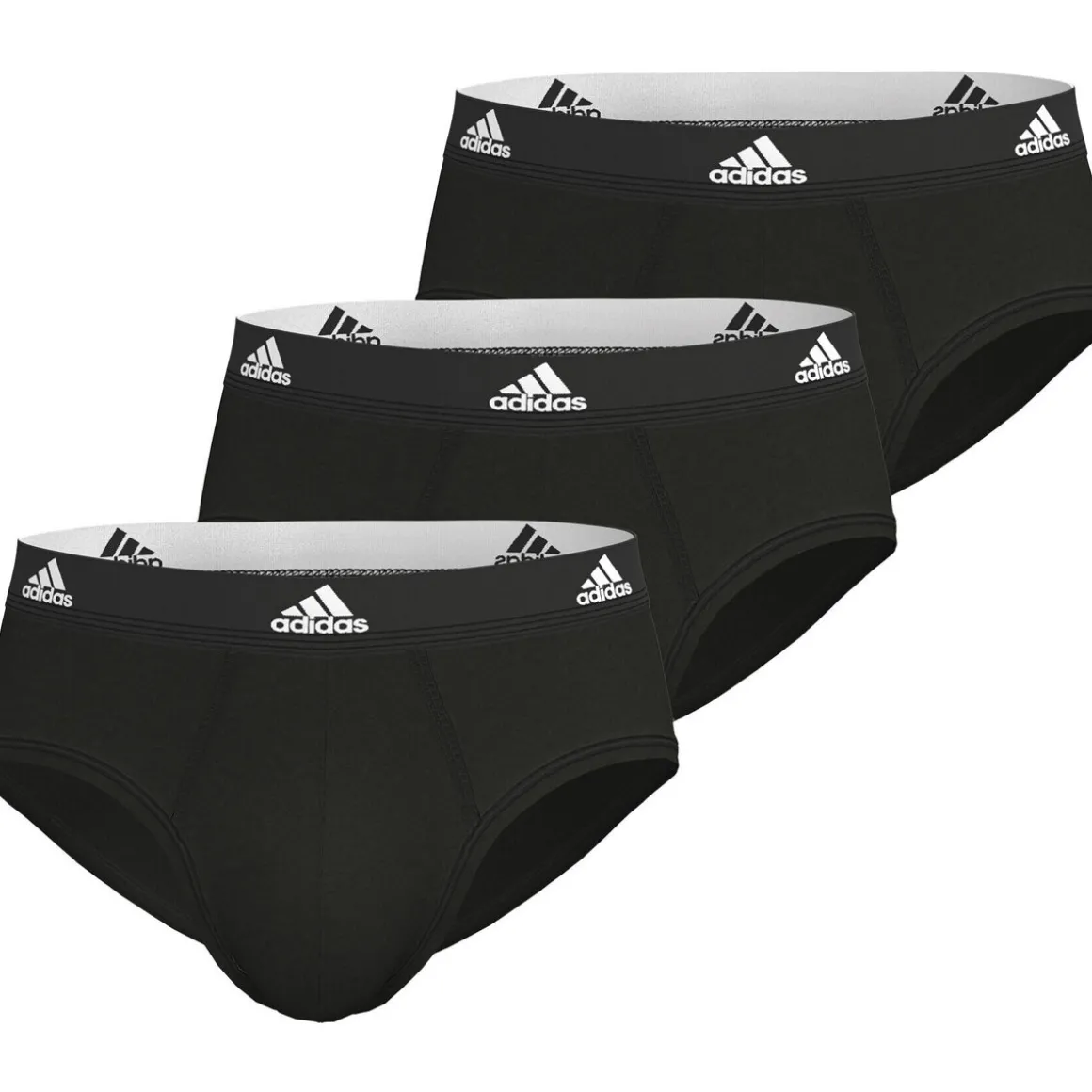 Slips, lot de 3, active flex coton
