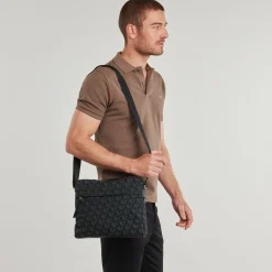 SLOUCHED MONOGRAM ZIP FLIGHT BAG