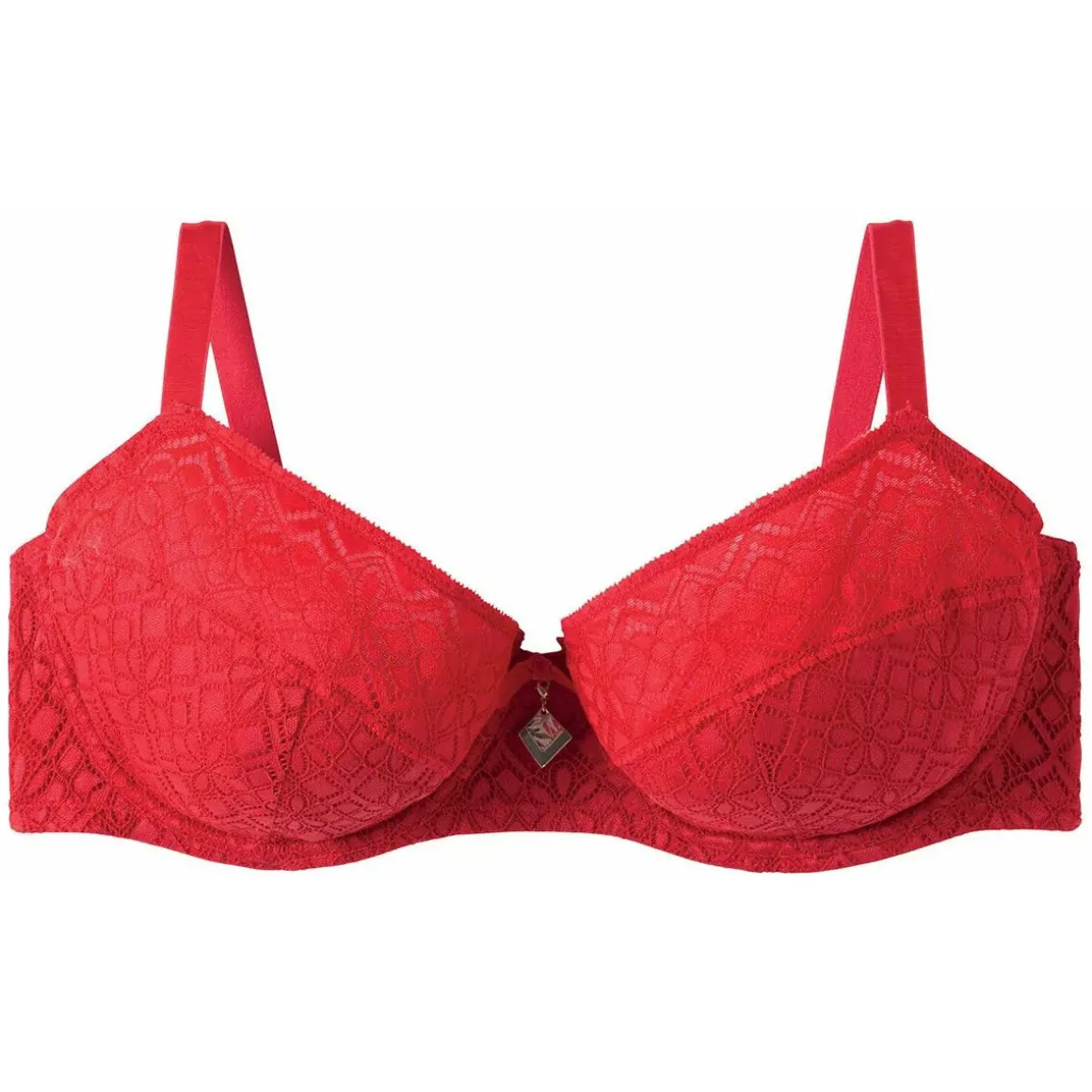 Soutien-gorge à armatures grand maintien rouge Absinthe