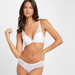 Soutien-gorge ampliforme coques moulées blanc Célia