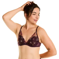 Soutien-gorge ampliforme prune Santal