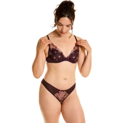 Soutien-gorge ampliforme prune Santal