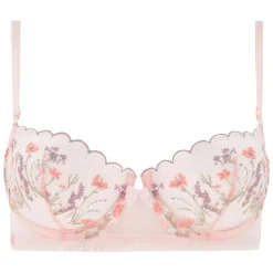 Soutien-gorge coques armatures poudre Floraison