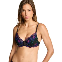 Soutien-gorge coques moulées noir Angelica