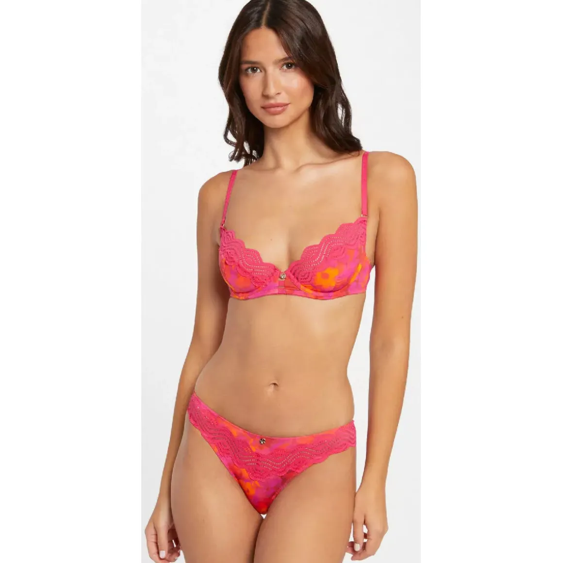 Soutien-gorge corbeille rose Thaïs