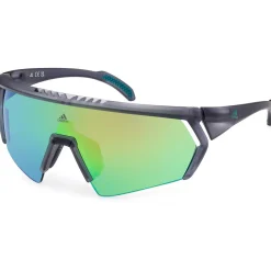 SP0063 CMPT AERO Lunettes de soleil, Gris mat/Vert