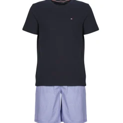 SS WOVEN PJ SET PRINT