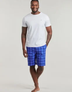 SS WOVEN PJ SET PRINT