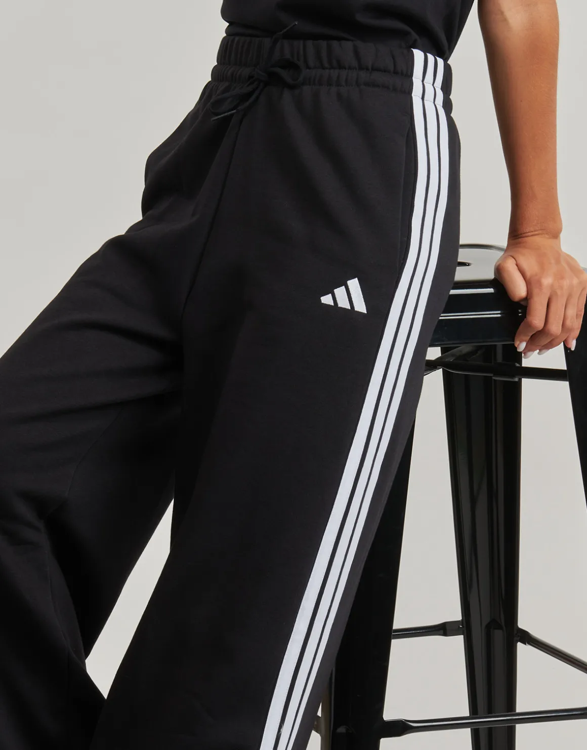 3-Stripes Fleece Wide Pant