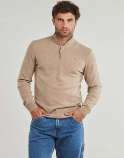 SUPERFINE LAMBSWOOL HALF ZIP