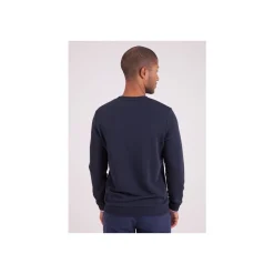 Sweat bleu marine à col rond