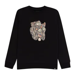 Sweat col rond - noir