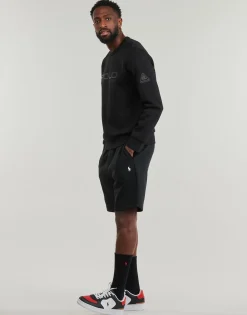 SWEATSHIRT COL ROND LOGO APPLIQUE