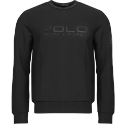SWEATSHIRT COL ROND LOGO APPLIQUE