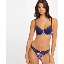 Tanga bleu marine Alma