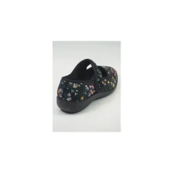 tartevelle chausson ballerine bride velcro noir