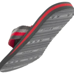 Tongs Homme tige large rayure Kaki