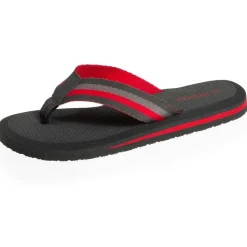 Tongs Homme tige large rayure Kaki