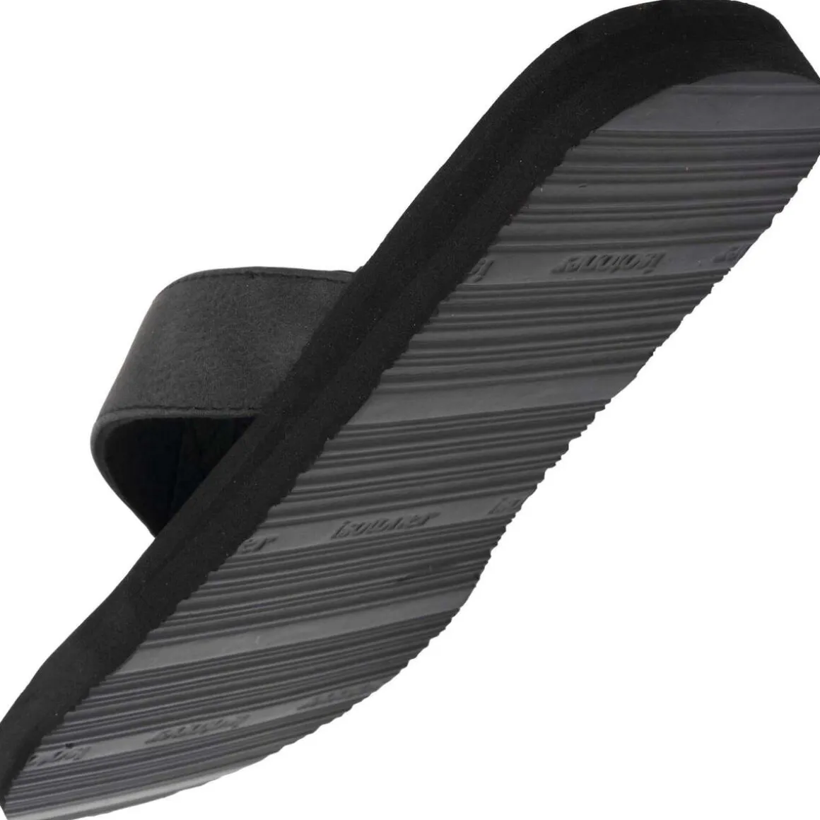 Tongs Homme tige large sport Noir