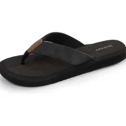 Tongs Homme tige large sport Noir