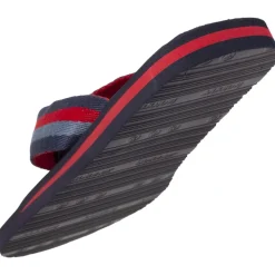 Tongs tige large Homme rayure Marine