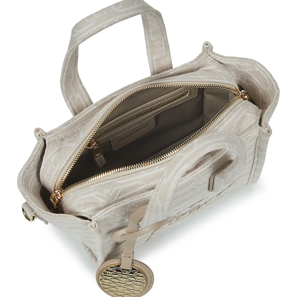 TOTE M CANVAS JAQUARD MONOGRAM