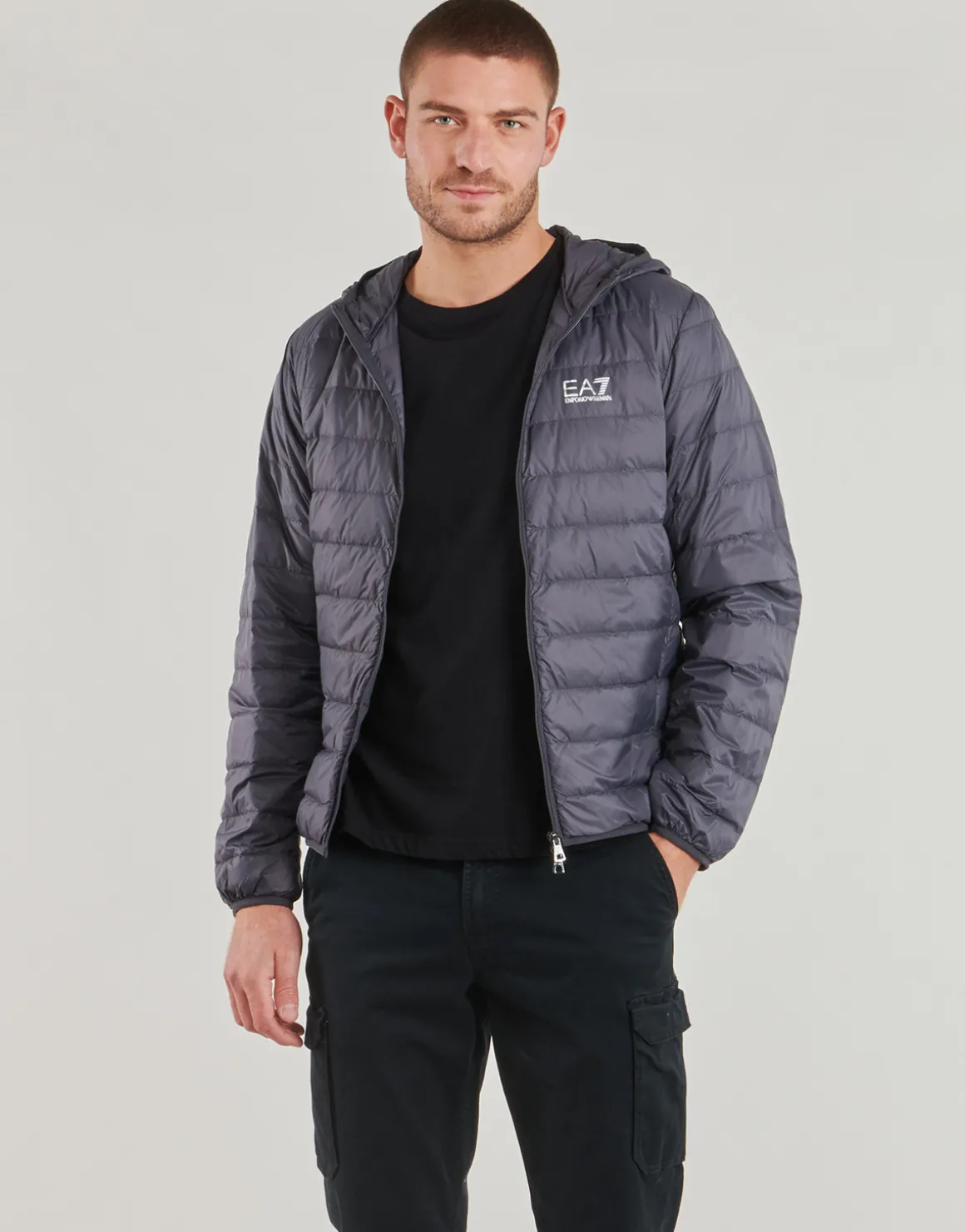 TRAIN CORE ID DOWN LIGHT JACKET HOODIE CC 8NPB24