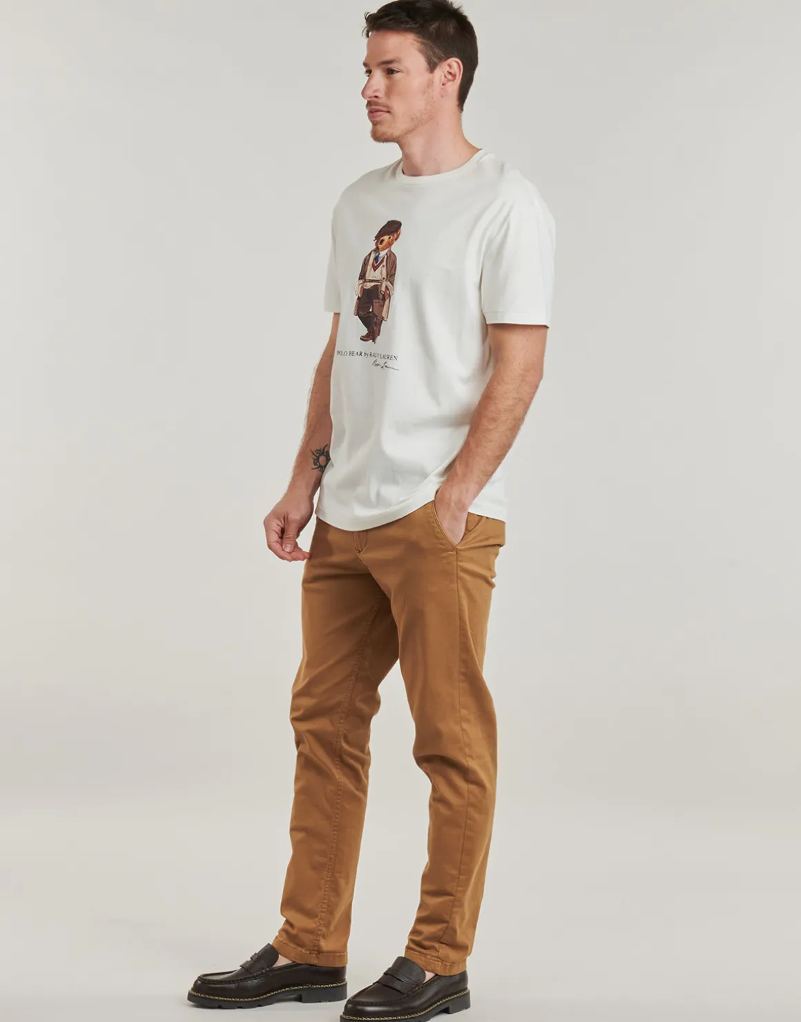 T-SHIRT AJUSTE EN COTON POLO BEAR