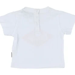 T-shirt blanc, rouge