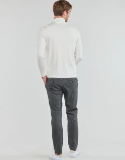 T-SHIRT PIMA COTON COL CHEMINEE