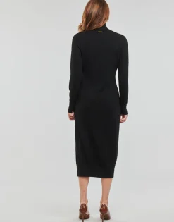 TURTLE NK SLIT MIDI DRS