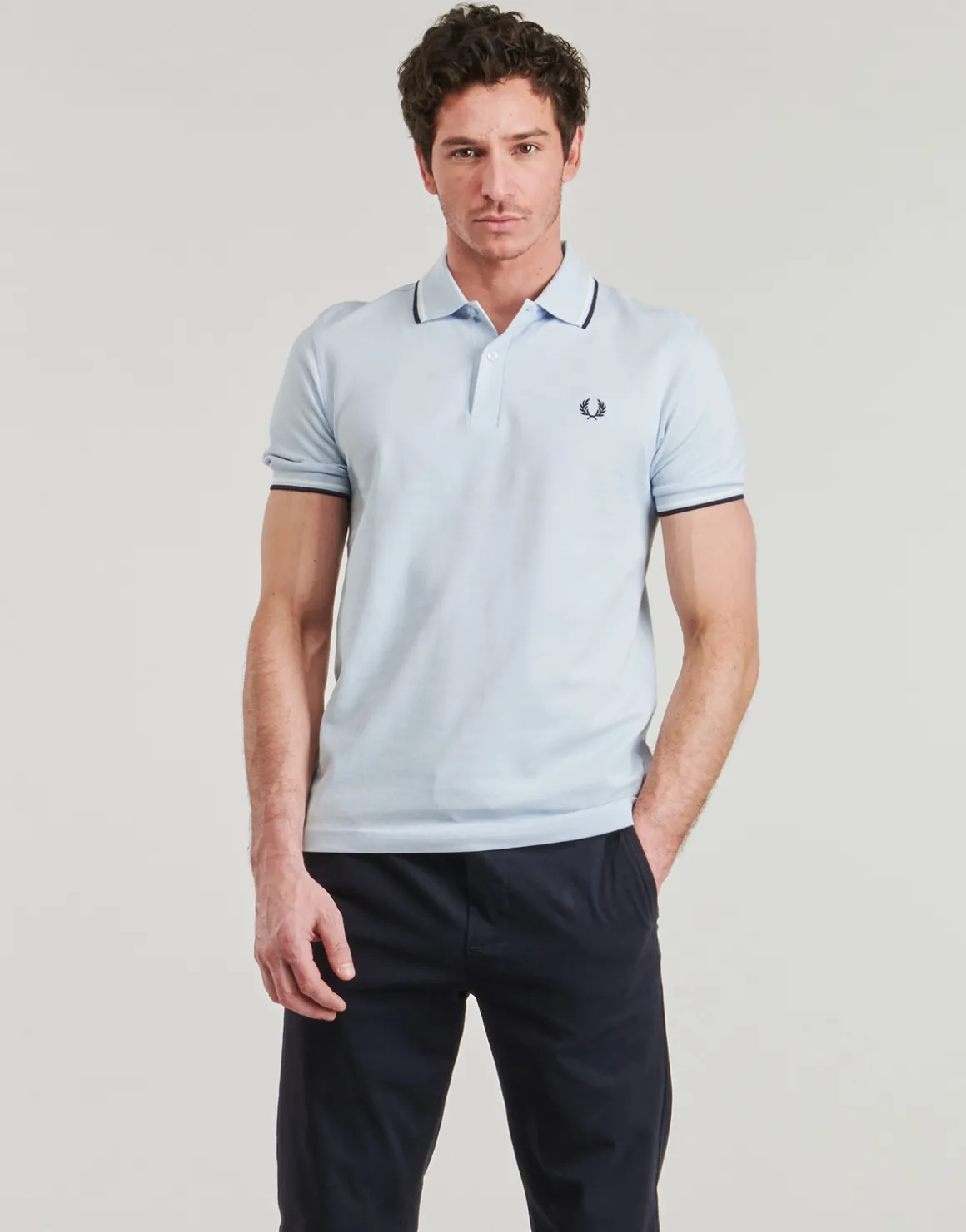 TWIN TIPPED FRED PERRY SHIRT