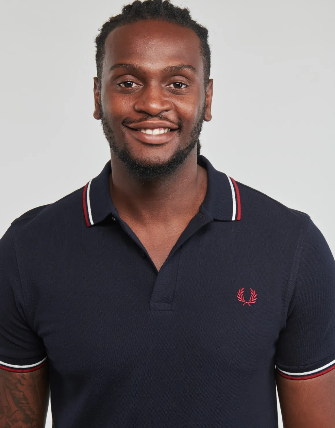 TWIN TIPPED FRED PERRY SHIRT