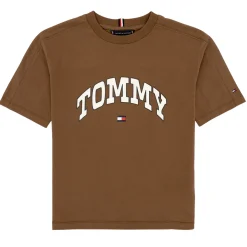 VARSITY RAISED PRINT TEE SS