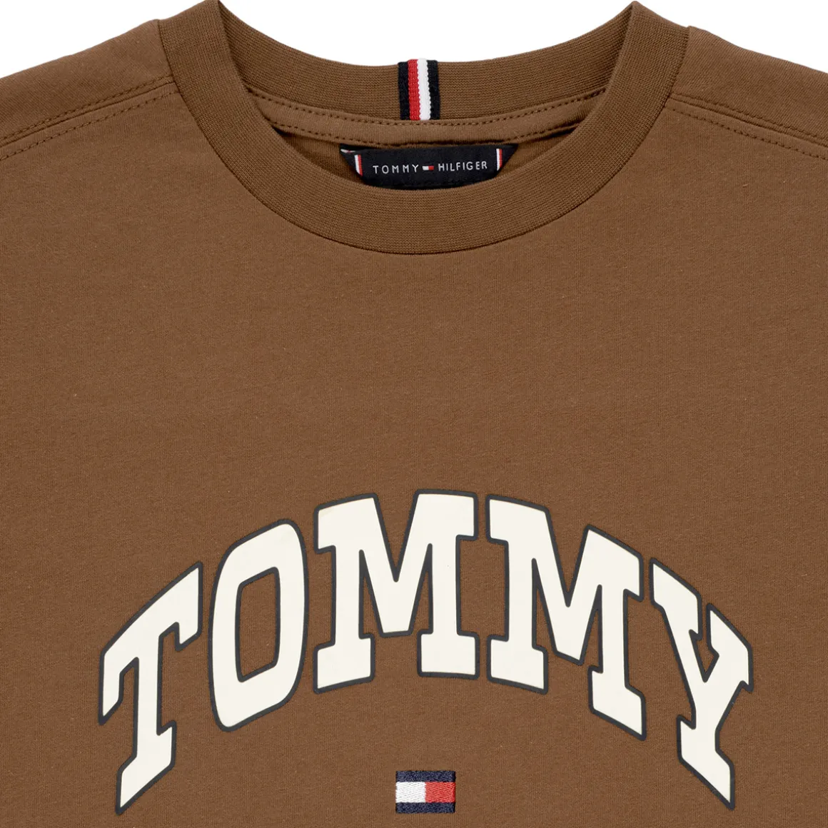 VARSITY RAISED PRINT TEE SS