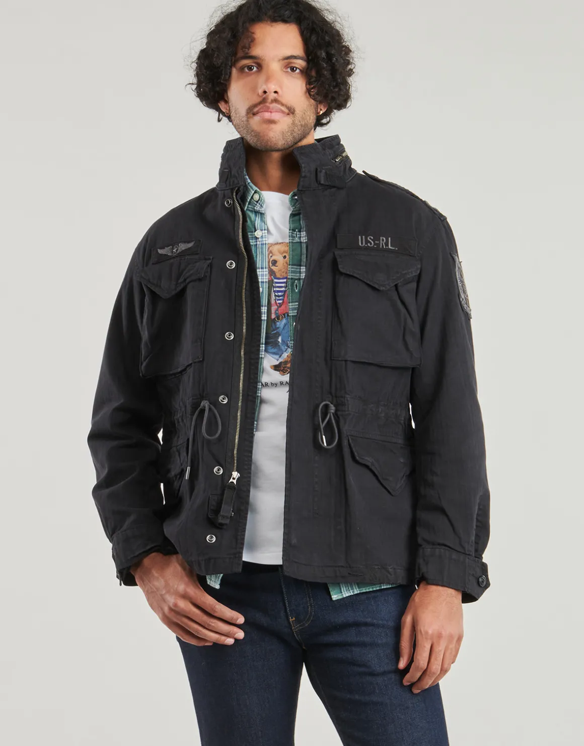 VESTE MILITAIRE M65 EN CHEVRONS