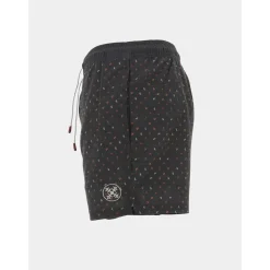 Volley short micro-imprime stretch